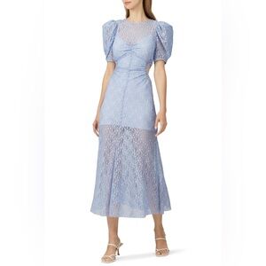 Alice McCall On + On Lace Midi Dress in Perriwinkle Size 10
